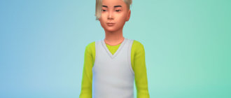 Стильная прическа для мальчиков Симс 4 - фото 1