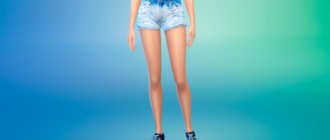 Модные женские шорты для Симс 4 - фото 1