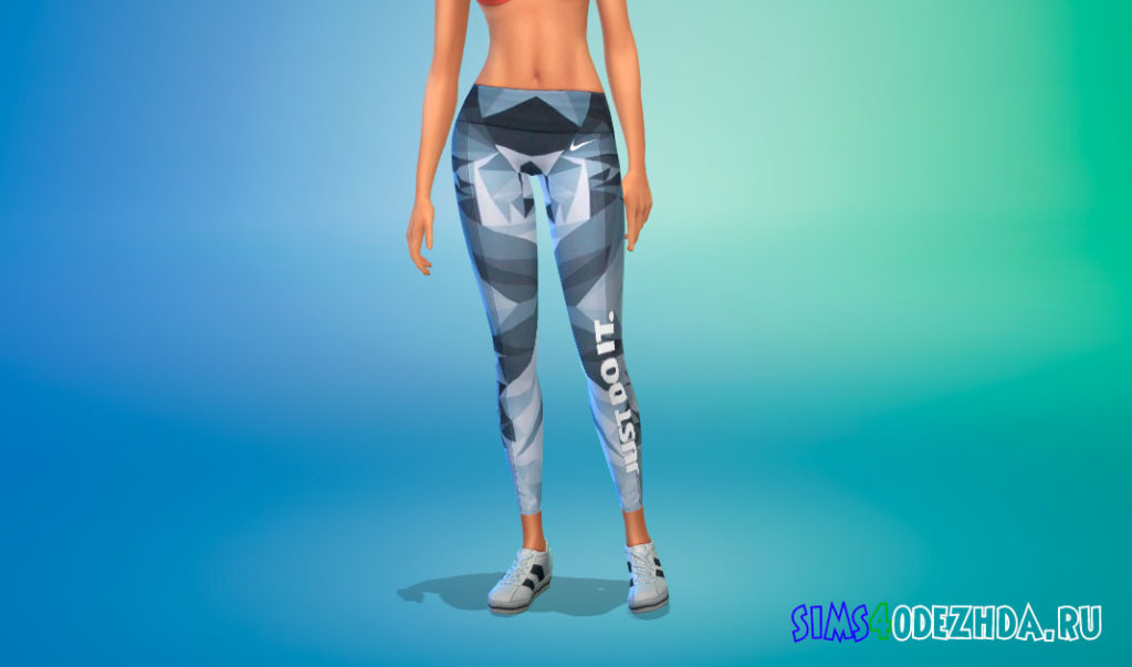 Коллекция спортивных брюк для женщин для Симс 4 - фото 2