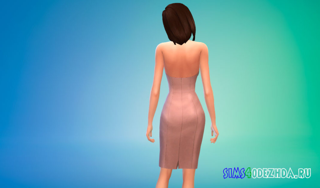 Красивое обтягивающее платье для Симс 4 - фото 3
