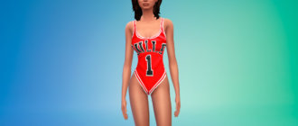 Купальники с прикольными принтами для Симс 4 - фото 1