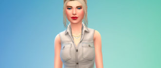 Неряшливые женские волосы для Симс 4 - фото 1