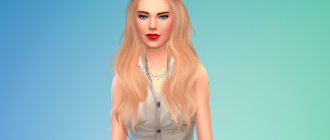 Пак с женскими волосами для Симс 4 - фото 1