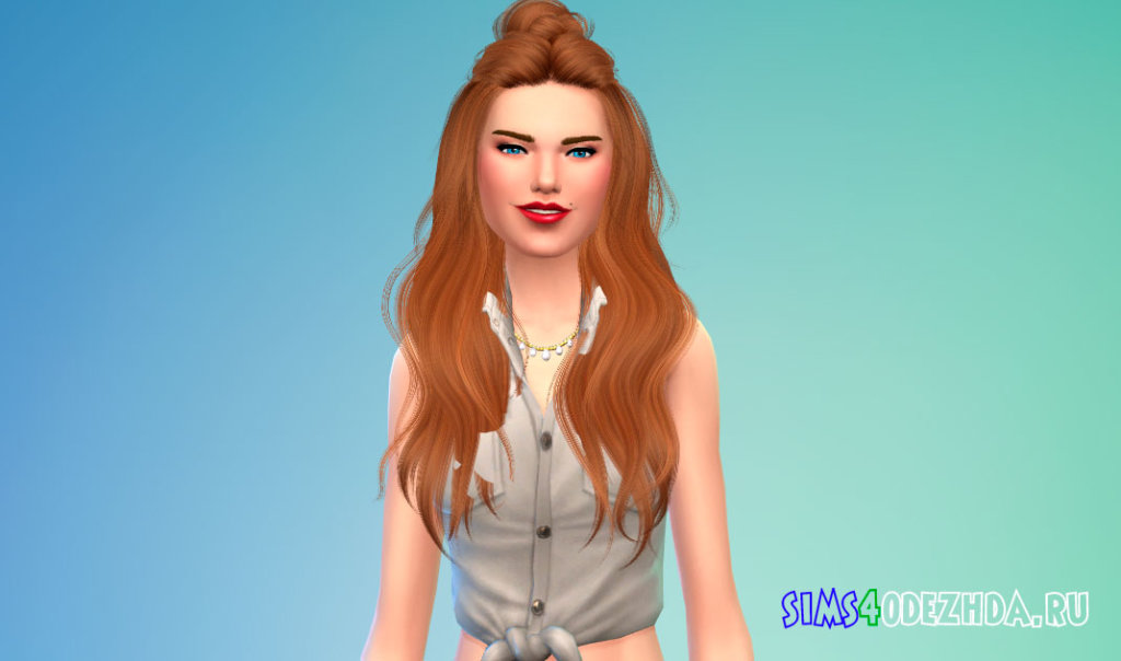 Пак с женскими волосами для Симс 4 - фото 2