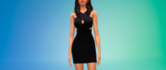 Платье из новой коллекции Кайли Дженнер для Симс 4 - фото 1