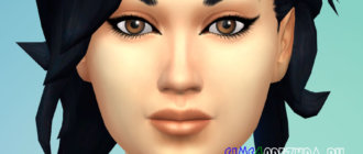 Потрясающие ресницы с подводкой для женщин для Симс 4 - фото 1