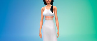 Шикарный летний наряд для Симс 4 - фото 1