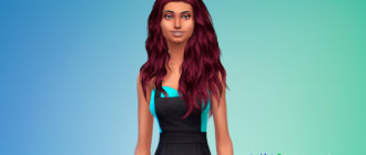 Соблазнительные длинные волосы для Симс 4 - фото 1