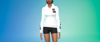 Толстовки BTS для женщин для Симс 4 - фото 1