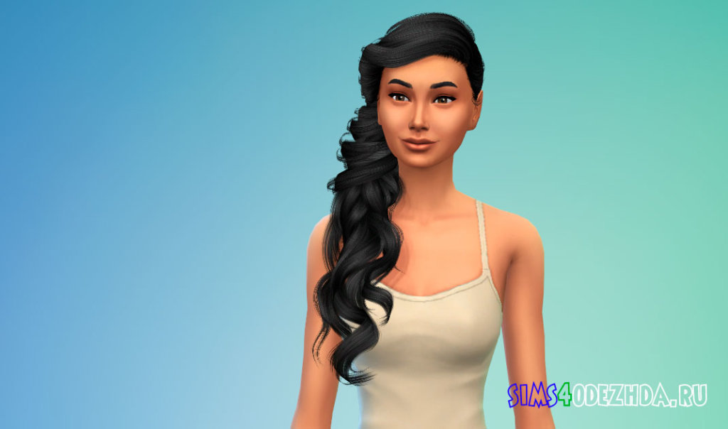 Прическа Persephone от Stealthic для Симс 4 - фото 2