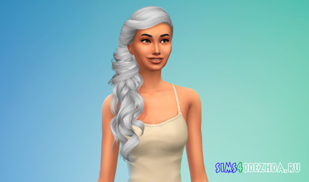 Прическа Persephone от Stealthic для Симс 4 - фото 3