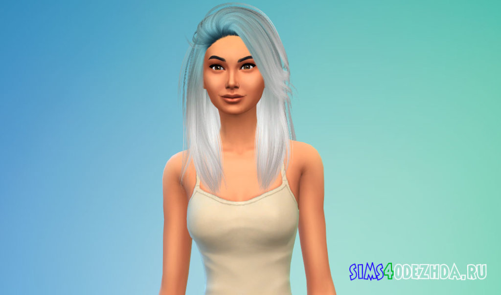 Прическа Pretty Thoughts Hair от LeahLillith для Симс 4 - фото 2