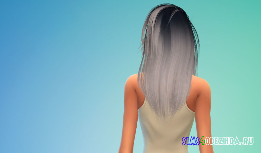 Прическа Pretty Thoughts Hair от LeahLillith для Симс 4 - фото 3