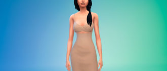 Шикарное вечернее платье для Симс 4 - фото 1