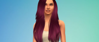 Шикарные прямые волосы для ваших симок Симс 4 - фото 1