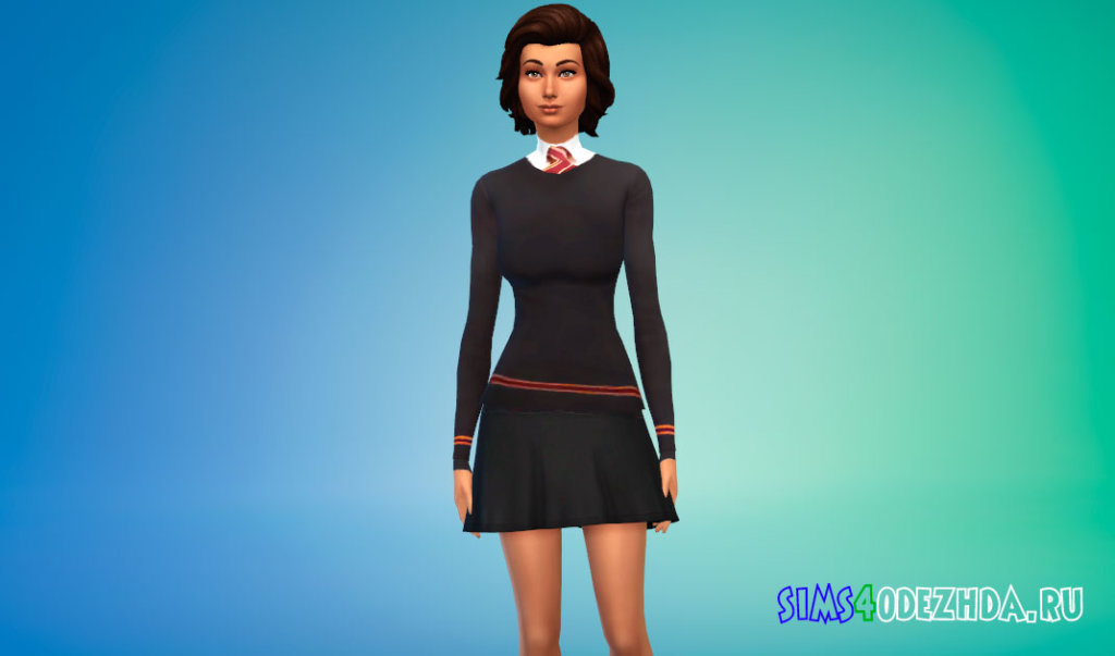 Женские формы Хогвартса для Симс 4 - фото 3