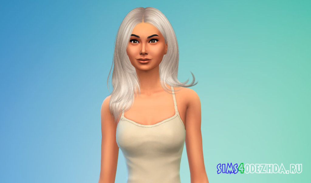 Женские волосы Kylie от Nightcrawler для Симс 4 - фото 2