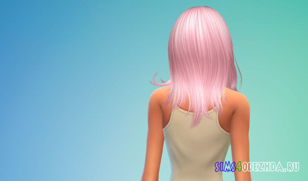 Женские волосы Kylie от Nightcrawler для Симс 4 - фото 3