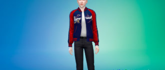 Бомбер от Луи Витон для Симс 4 - фото 1