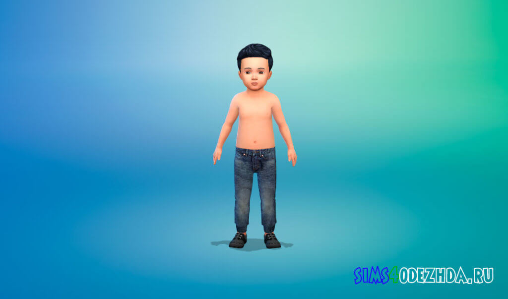 Джинсы для малышей мальчиков Симс 4 - фото 2
