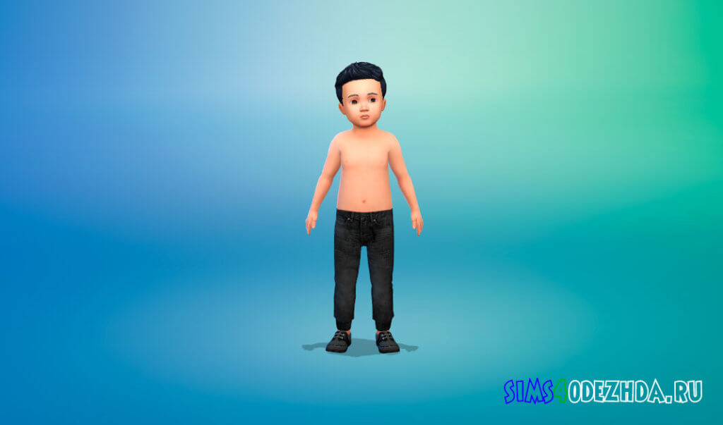 Джинсы для малышей мальчиков Симс 4 - фото 3