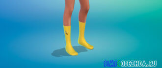 Носки с фруктовыми принтами для Симс 4 - фото 1