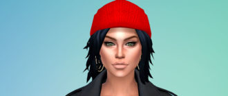 Красивая зимняя шапка для женщин для Симс 4 - фото 1