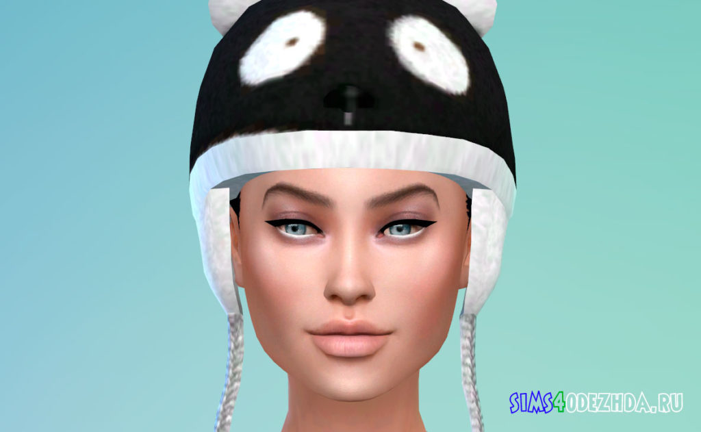 Милая зимняя шапка для Симс 4 - фото 3