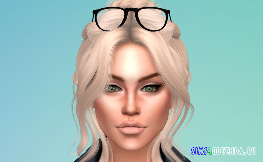 Модные очки Sindra для женщин для Симс 4 - фото 2
