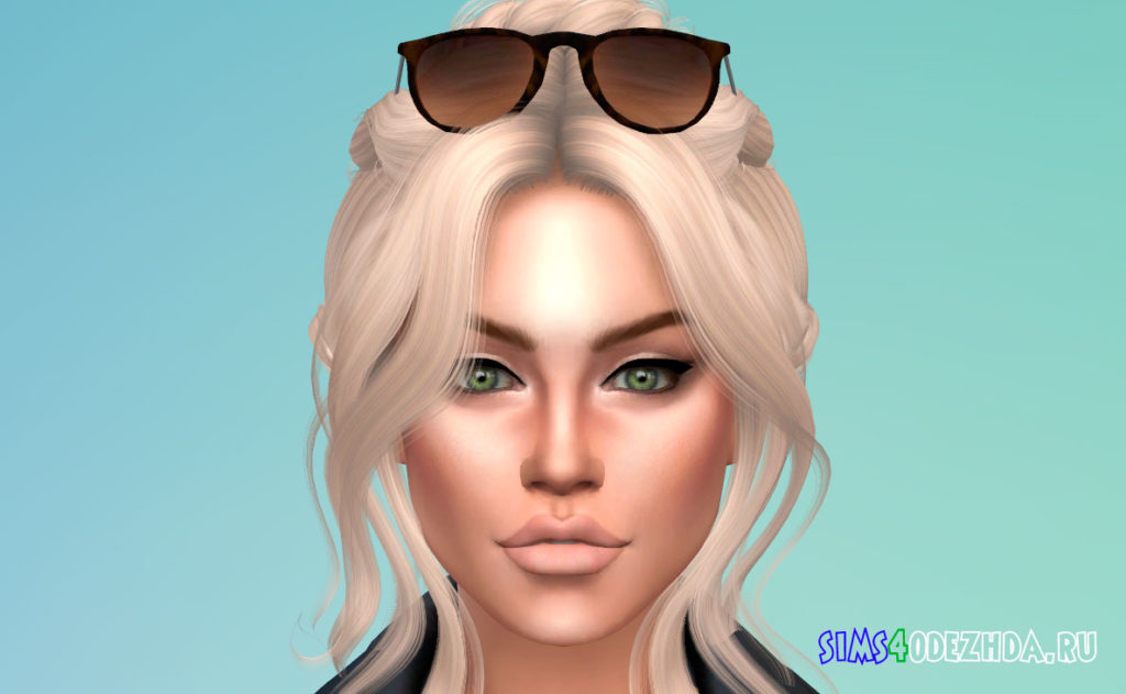 Модные очки Sindra для женщин для Симс 4 - фото 3