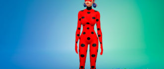 Образ Леди Баг для Симс 4 - фото 1