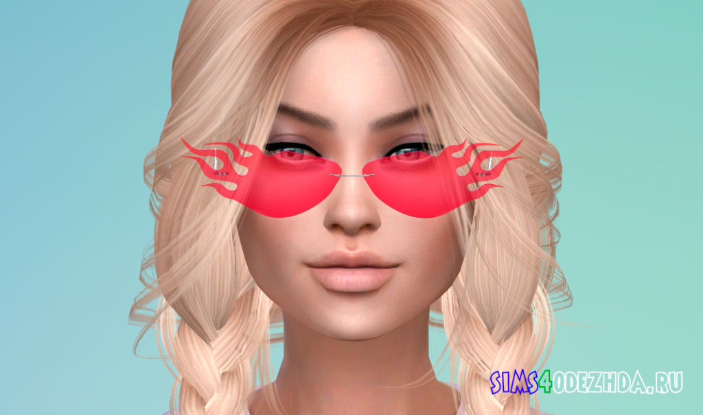 Огненные очки для Симс 4 - фото 2