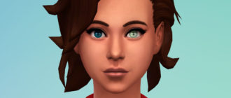 Пак глаз с гетерохромией для Симс 4 – фото 1