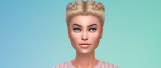 Серьги в форме креста для Симс 4 – фото 1