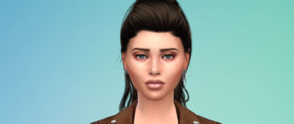 Стильный набор сережек для Симс 4 – фото 1