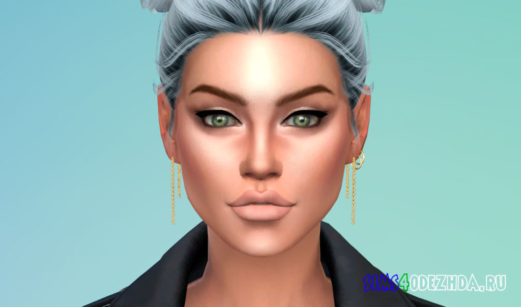 Цепной пирсинг для Симс 4 – фото 2