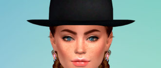 Набор стильных шляп для Симс 4 – фото 1