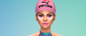 Кепки от Puma для Симс 4 – фото 1