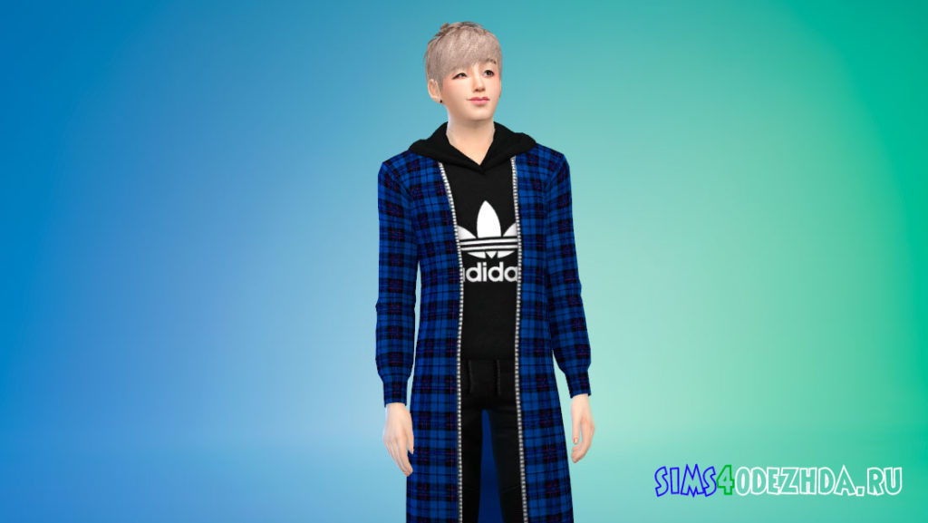Сим Ким Техён 2 версия для Симс 4 - фото 2