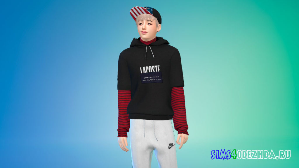 Сим Ким Техён 2 версия для Симс 4 - фото 3