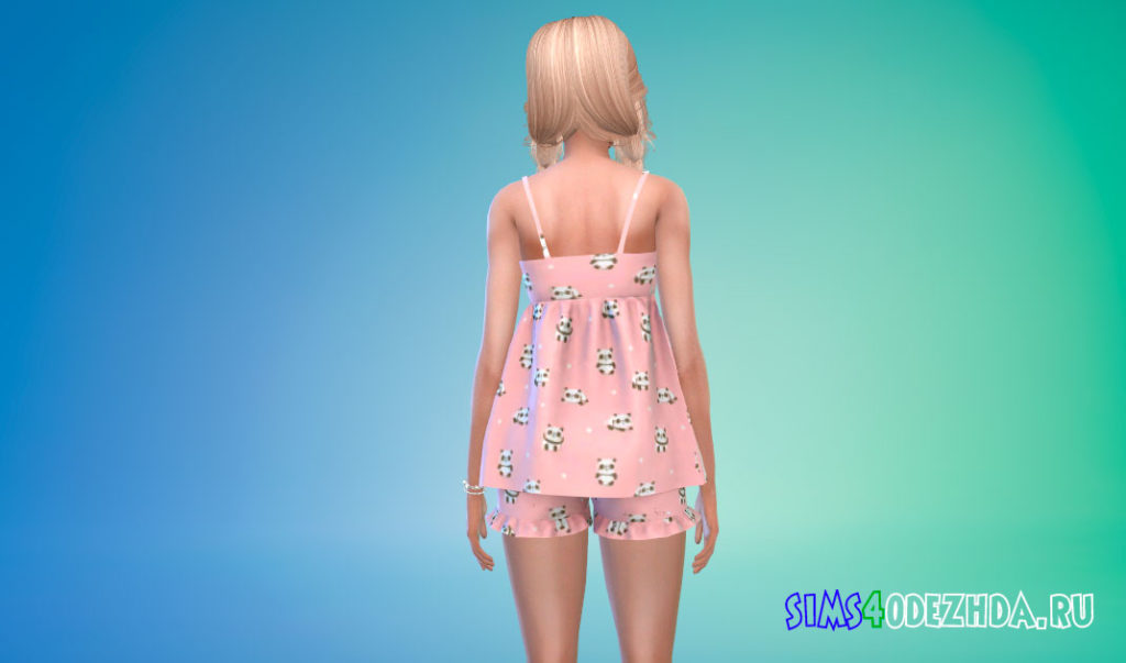 Симпатичная пижама для Симс 4 – фото 3