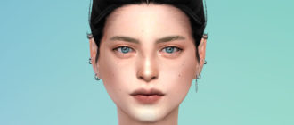 Цепной пирсинг ушей для Симс 4 – фото 1