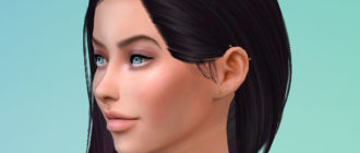 Кластер для пирсинга уха для Симс 4 – фото 1