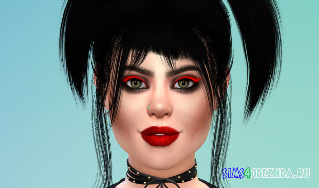 Милый пирсинг крыла носа для Симс 4 – фото 3