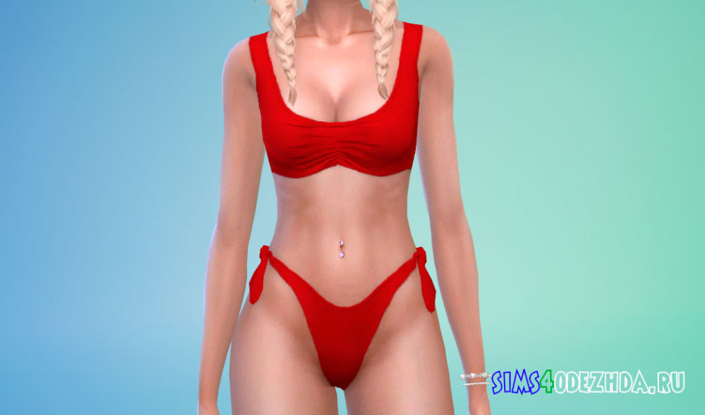 Пирсинг живота для женщин для Симс 4 – фото 3
