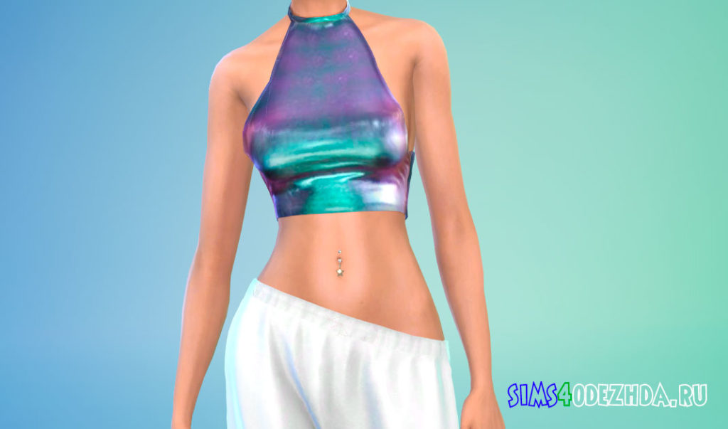 Пирсинг живота в форме звезды для Симс 4 – фото 2