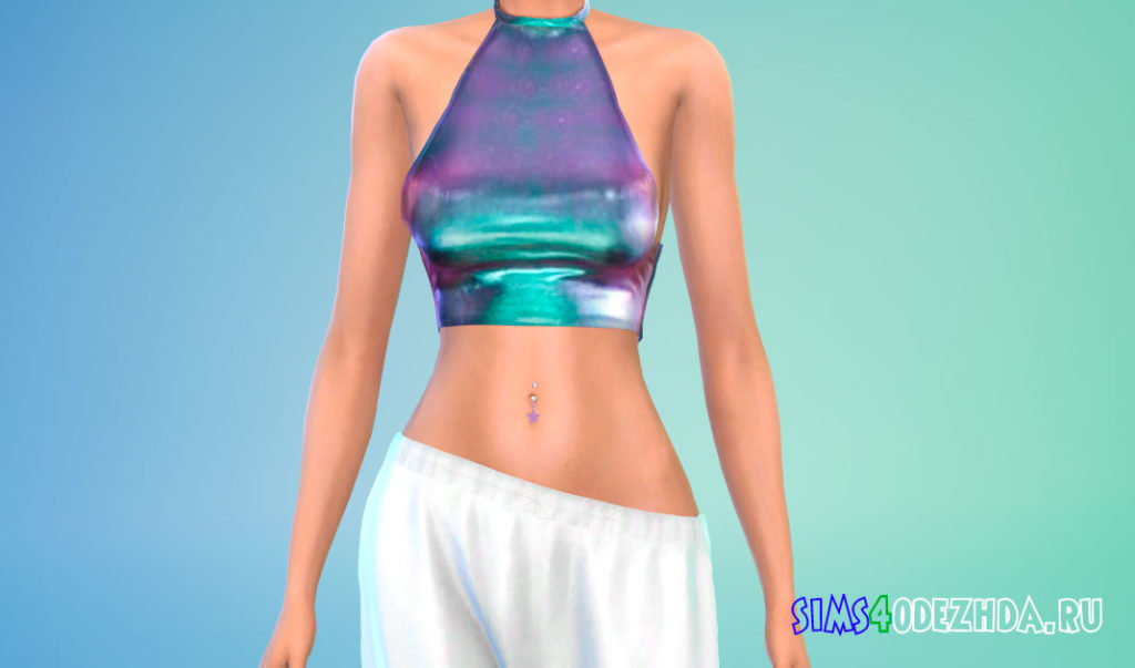 Пирсинг живота в форме звезды для Симс 4 – фото 3