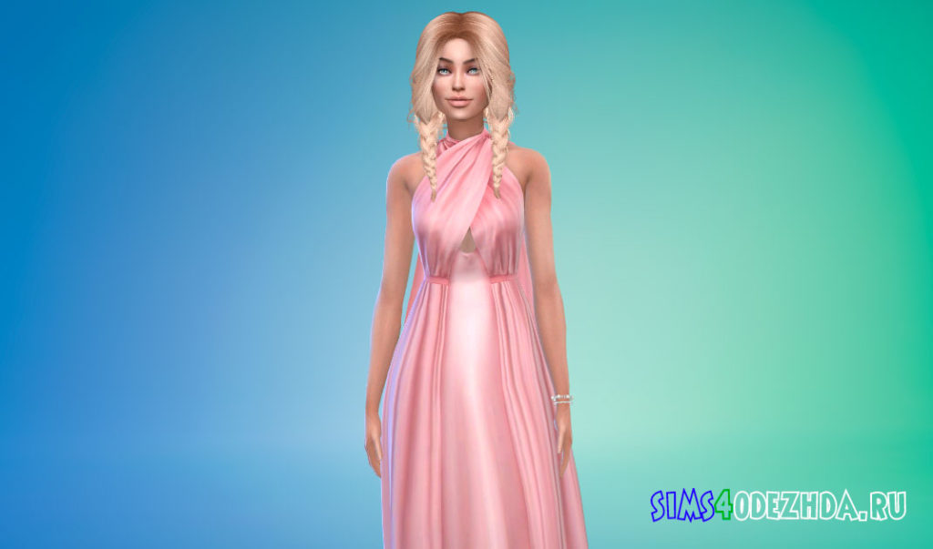 Платье Дейенерис из Игры престолов для Симс 4 – фото 2