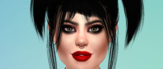 Простое кольцо для перегородки носа для Симс 4 – фото 1