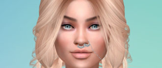 Септум и кольца для носа для Симс 4 – фото 1